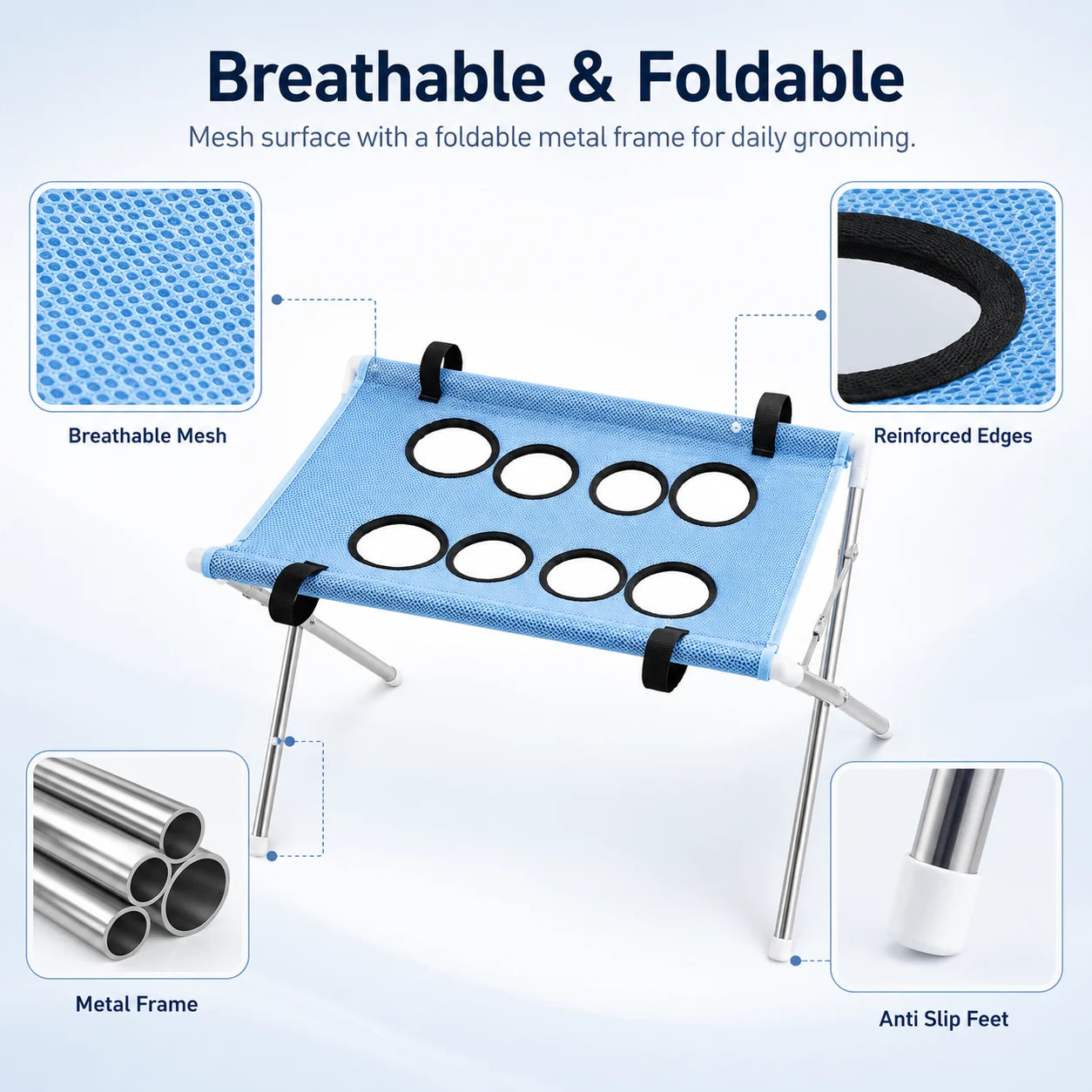 EasyBath™ מעמד רחצה וטיפוח מתקפל
